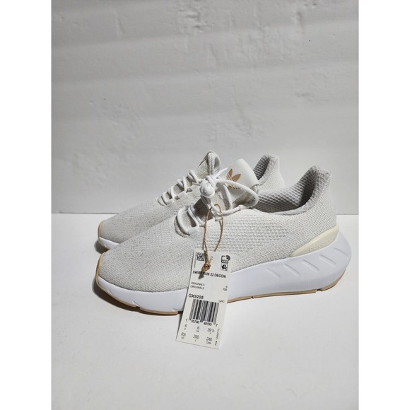 New Adidas Originals Swift Run 22 Decon Shoes Kids' Size 6.5 White - Picture 3 of 10